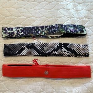 Lululemon skinny fly away tammer headbands
